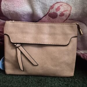 Tan Leather Small Crossbody